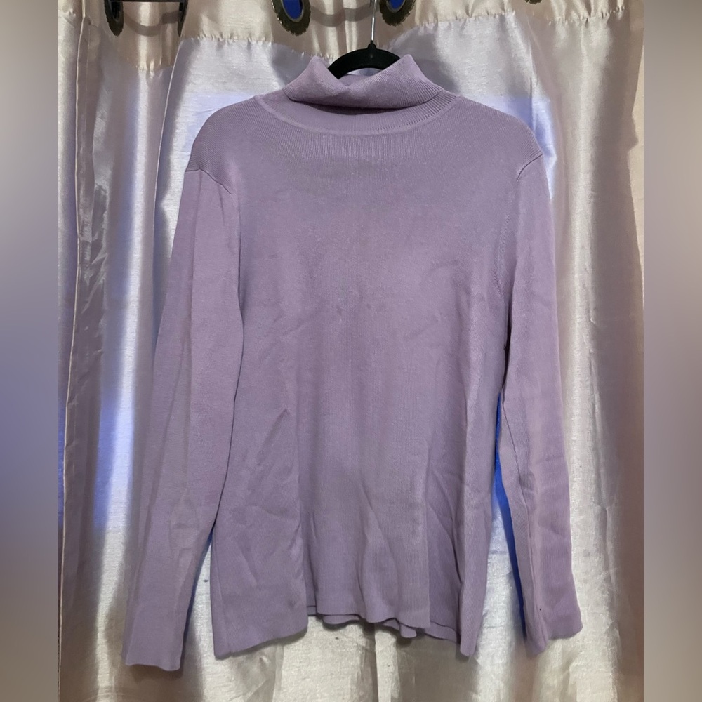 Chico's Soft Purple Knit Top